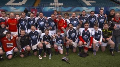 Llanelli Warriors at Cardiff Arms Park