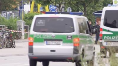 Police van in Munich