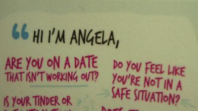 'Ask for Angela' campaign poster