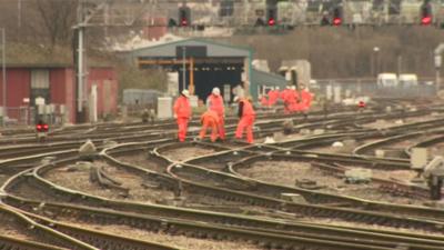 Network Rail workers