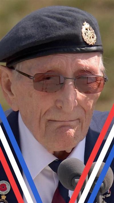 War veteran looking pensive during national silence commemorating VJ Day