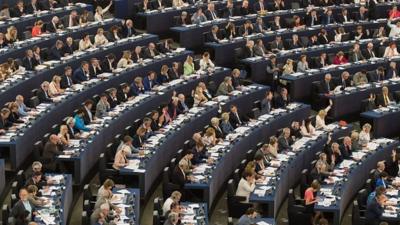 EU Parliament in Strasbourg