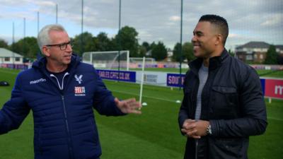 Alan Pardew (left) and Jason Bell