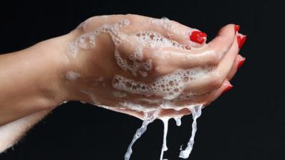 Soapy hands