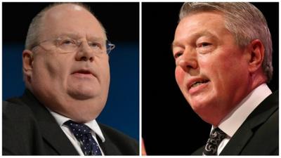 Alan Johnson and Sir Eric Pickles