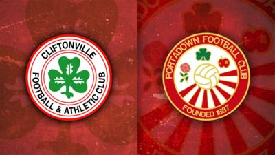 Cliftonville took on Portadown in Sunday's Irish Premiership contest at Solitude