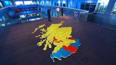 Map of 2011 election results