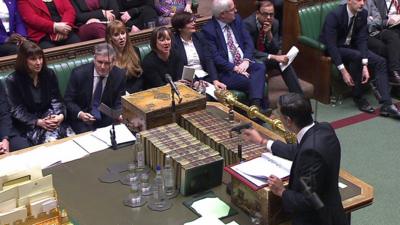 Rishi Sunak and Keir Starmer in the Commons