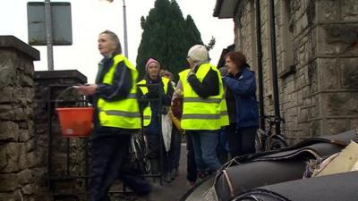 Volunteers helping in Kendal