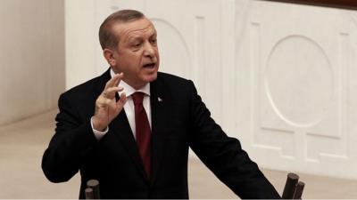 Turkey's president Recep Tayyip Erdogan