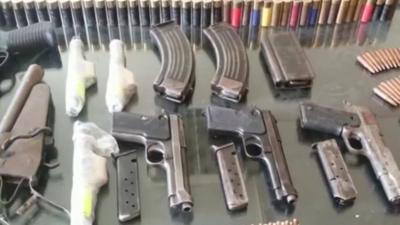 Guns seized by Egyptian security services