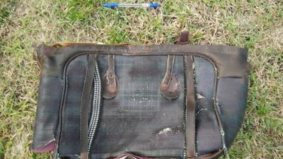 Bag found on Riake beach, Madagascar, June 2016