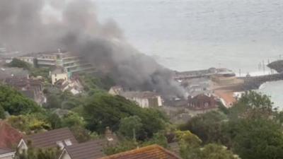 Ventnor arcade fire