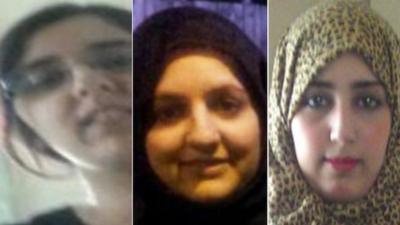 Sugra Dawood, Zohra Dawood and Khadija Dawood