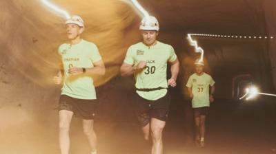 Runners in the zinc mine