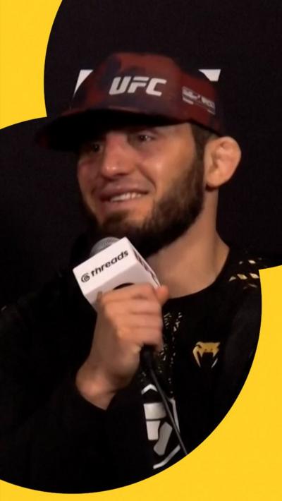 Islam Makhachev talks about his opponent Ian Machado Garry being overly respectful