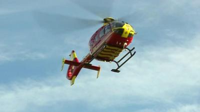 A West Midlands air ambulance