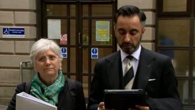 Clara Ponsati and Aamer Anwar