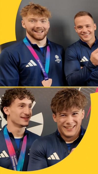 Team Scotland's gymnasts