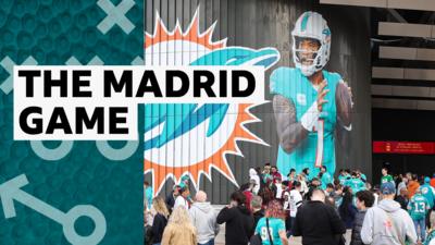 NFL fans at the Bernabeu
