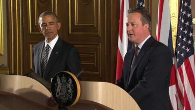 President Obama and David Cameron