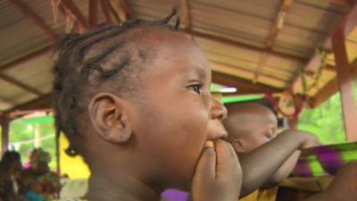 Child orphaned by Ebola