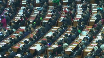 Delegates at China's NPC meeting