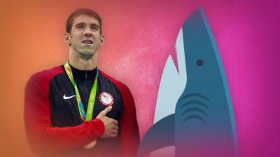 phelps shark