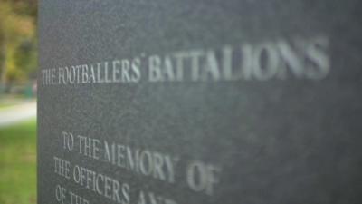 Footballers' Battalions memorial