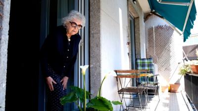 Gran with flower