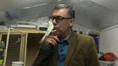 Khaled al ayoubi with budgie