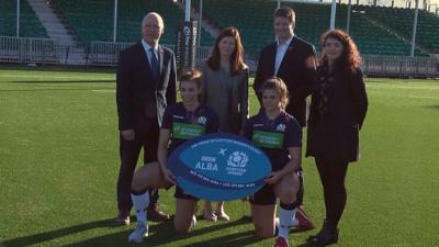 Sanas do rugbaidh nam ban air BBC Alba