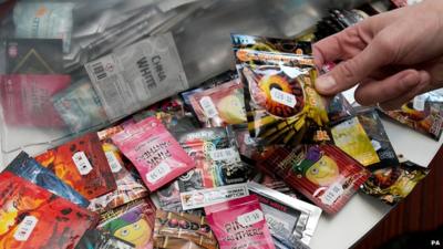 Undated handout photo issued by City of Edinburgh Council of so-called legal highs