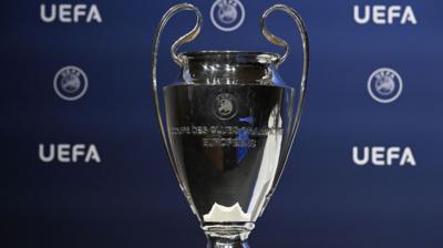Stock image of the Champions League cup
