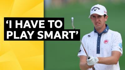 Tom McKibbin in action at the US PGA Championship