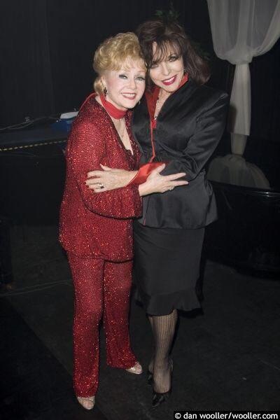 Joan Collins and Debbie Reynolds