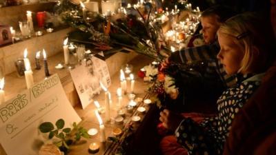 Candlelit vigil for victims of terrorism