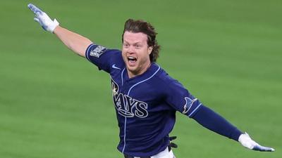 Extraordinary finale as Tampa Bay Rays beat Los Angeles Dodgers in game four