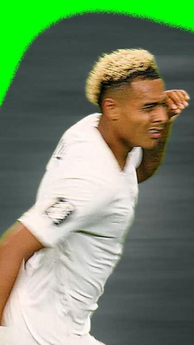 Antonio Nusa celebrates his goal against Cote d'Ivoire