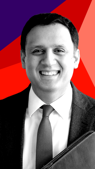 Scottish Labour leader Anas Sarwar smiles at the camera. He is wearing a suit and tie.