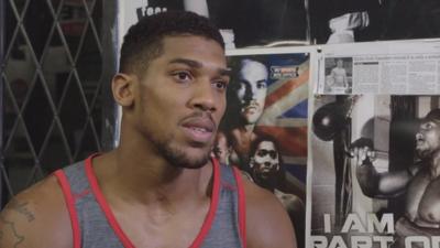 Olympic champion Anthony Joshua