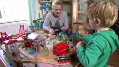 Katie Noble with her sons