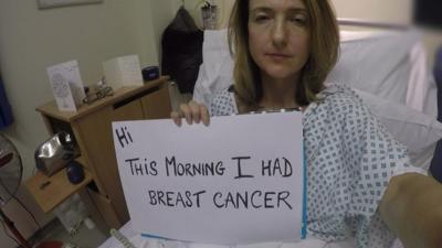 Victoria Derbyshire in hospital