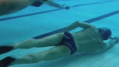 Swimmers underwater