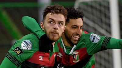 Robbie McDaid equalises