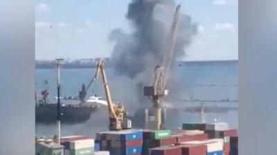 explosion at odesa