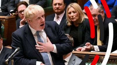 Boris Johnson in the House of Commons