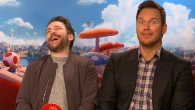 Chris Pratt and Charlie Day.