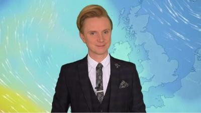 BBC Weather presenter, Owain Wyn Evans