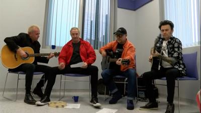 Punk band, The Weird Things